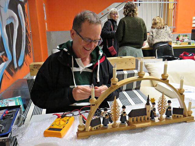 Sollte zu Weihnachten leuchten | Foto: Brigitte Melder