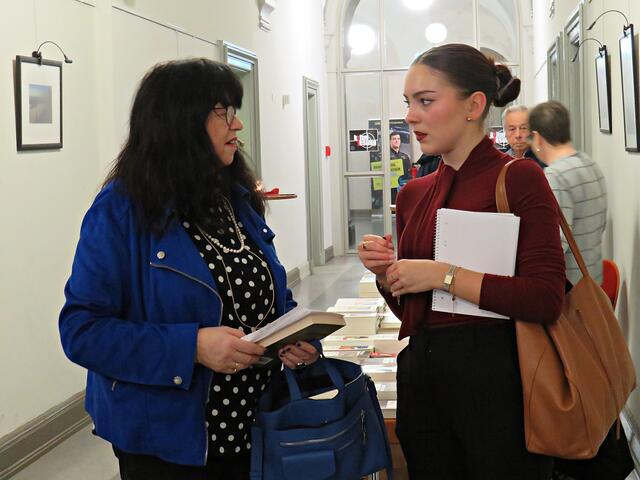Claudia Schmid wurde interviewt | Foto: Brigitte Melder