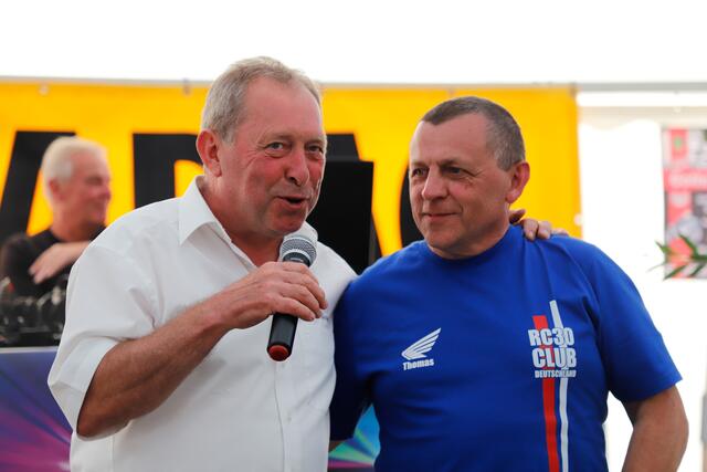 Rainer Pommer (links) mit Thomas Franz | Foto: Thorsten Horn