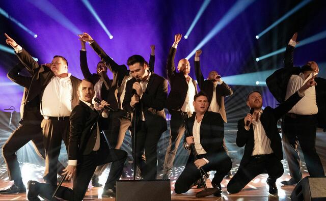 Die Sänger von "THE 12 TENORS" - live in der Stadthalle Hockenheim | Foto: ©STAR CONCERTS Veranstaltungs GmbH