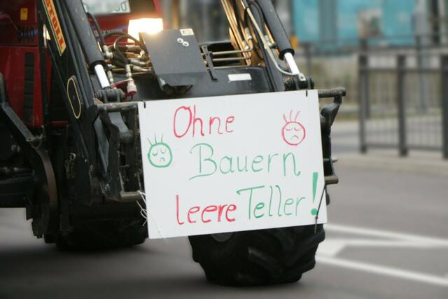 Januar 2024 in der Südpfalz: Landwirte protestieren für bessere Rahmenbedingungen und eine nachhaltige Agrarpolitik | Foto: Heike Schwitalla