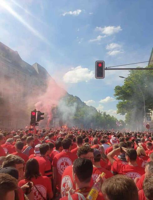 Fanmarsch des FCK in Berlin | Foto: Katharina Schmitt