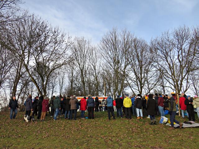 Ganz schön was los an diesem 01.01.25 | Foto: Brigitte Melder