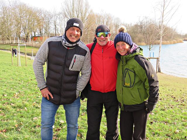 Volker Knörr, Heinz aus Heidelberg, Alexandra Niederrielage | Foto: Brigitte Melder