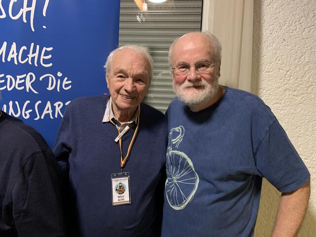 Willi Altig mit Joachim "Jockel" Faulhaber | Foto: Michael Sonnick