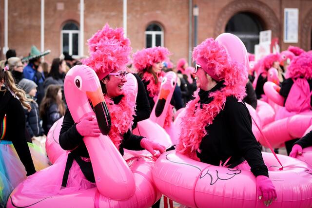 Spaß und Lebensfreude an Frauenfastnacht, Altweiberfasnacht oder auch Weiberfastnacht. | Foto: Bauer