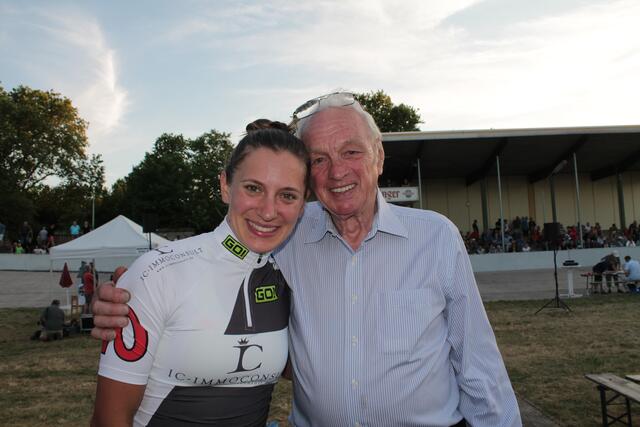 Olympiasiegerin Miriam Welte und Willi Altig | Foto: Michael Sonnick