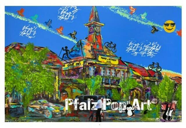 Betheny - das Originalbild befindet sich inzwischen in Dannstadt Schauernheim - es wurde anlässlich des Partnerstädtevereins-Festes in Betheny verlost zugunsten der Jugendarbeit in Betheny | Foto: copyright Mechthilde Gairing