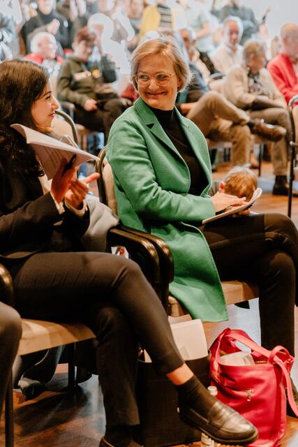 Franziska Brantner zu Gast im Saalbau Neustadt | Foto: Moritz Schleiffelder - HEYMO Foto Film