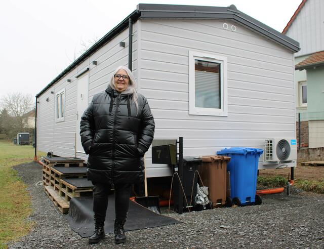 Ist glücklich in ihrem neuen Zuhause: Ende November zog Diana Drumm in ihr "Mobile Home" ein | Foto: Monika Klein
