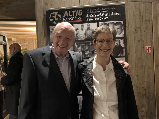 Willi Altig mit seiner Ehefrau Eva | Foto: Michael Sonnick