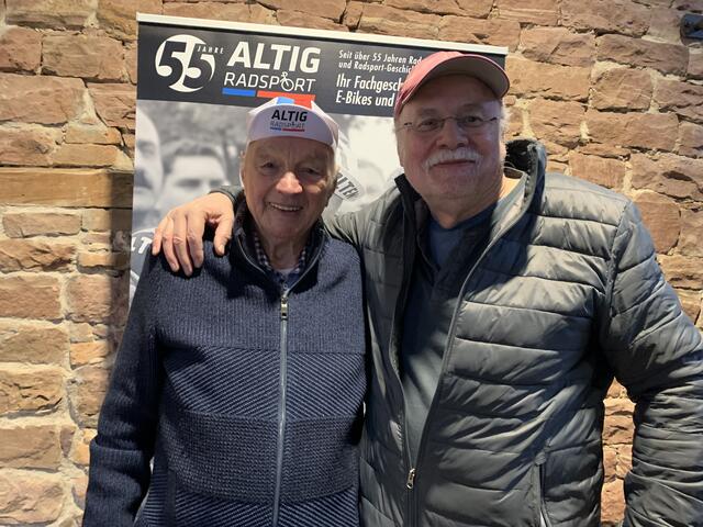 Willi Altig mit Joachim "Jockel" Faulhaber | Foto: Michael Sonnick