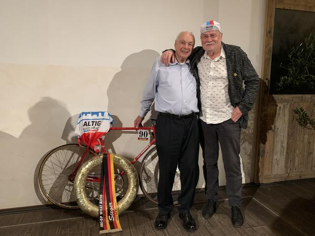 Willi Altig mit Joachim "Jockel" Faulhaber | Foto: Michael Sonnick