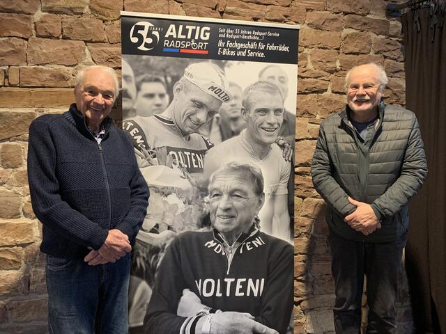 Willi Altig mit Joachim "Jockel" Faulhaber | Foto: Michael Sonnick