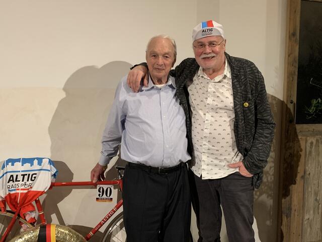 Willi Altig mit Joachim "Jockel" Faulhaber | Foto: Michael Sonnick