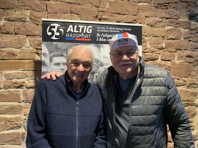 Willi Altig mit Joachim "Jockel" Faulhaber | Foto: Michael Sonnick