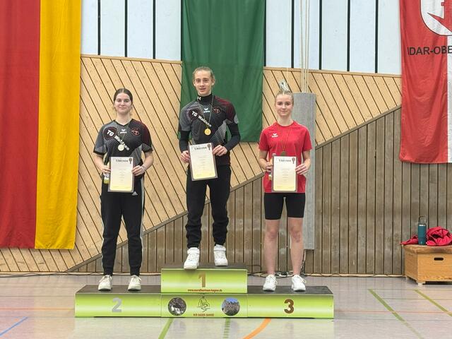Lilly-Lea Lipstreich schoss sich souverän auf Platz 3. Nächste Woche steht sie mit ihrer Mannschaft wieder an der Schießlinie und kämpft um den Sieg in der Pfalzliga. | Foto: Michael Zahm