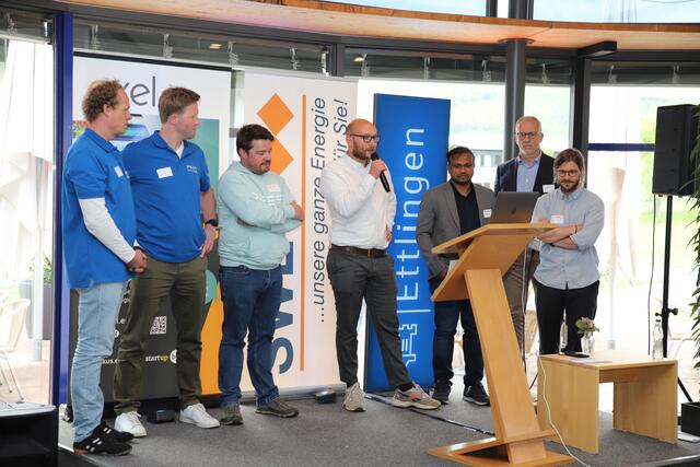 Beim Pitch | Foto: fokus.energie