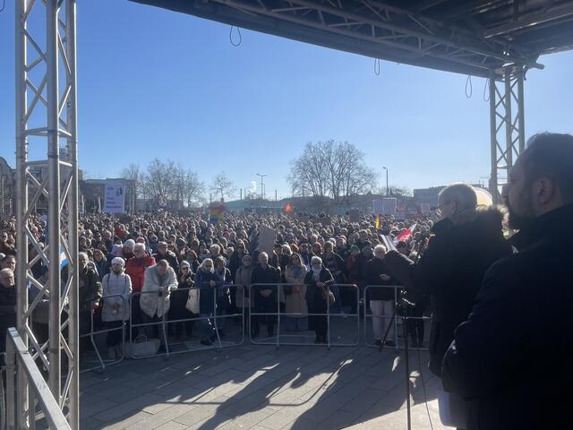 "Wir sind die Brandmauer"  | Foto: Roland Kohls