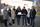 Rund 3600 Euro überreichten Sandra und Stefan Fischer ( Vierte und Dritter von rechts) dem Förderverein Hildegard von Jonghaus. Mit bei der Übergabe dabei waren von links: Vera Lang, Melanie Schmitt, Christopher Bretscher, Martina Lauer und Marcus Klein. | Foto: Richter