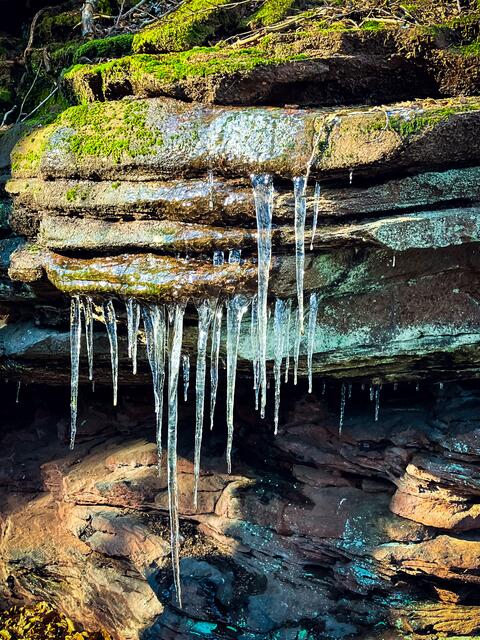 Der Atlasfelsen an einem eisig kalten Februartag | Foto: Cornelia Bauer
