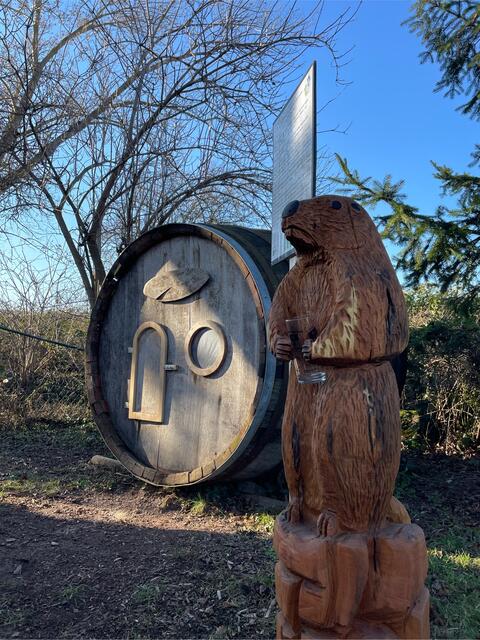 Behausung von "Bockrem Bert" im Park hinter dem "Haus der Deutschen Weinstraße" | Foto: Dr. Michael Werner