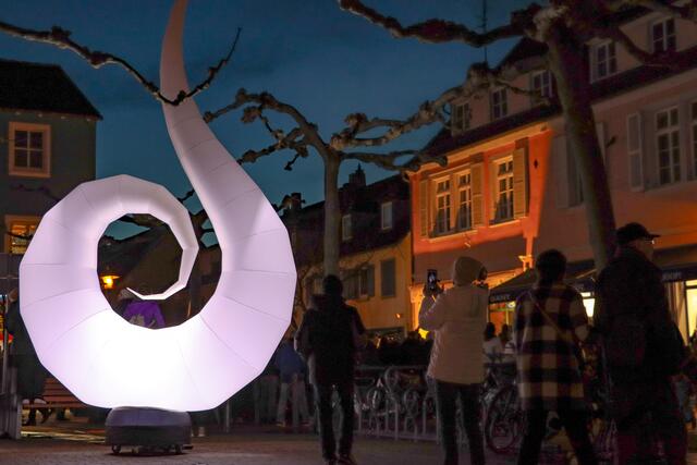 Die Lichtschnecken sind ein beliebter Fotospot. | Foto: Stadt Bad Dürkheim