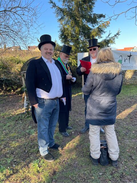Ein zufriedener Bockenheimer Ortsbürgermeister Uli Keidel | Foto: Dr. Michael Werner