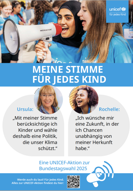 Aktionsplakat UNICEF | Foto: UNICEF Deutschland