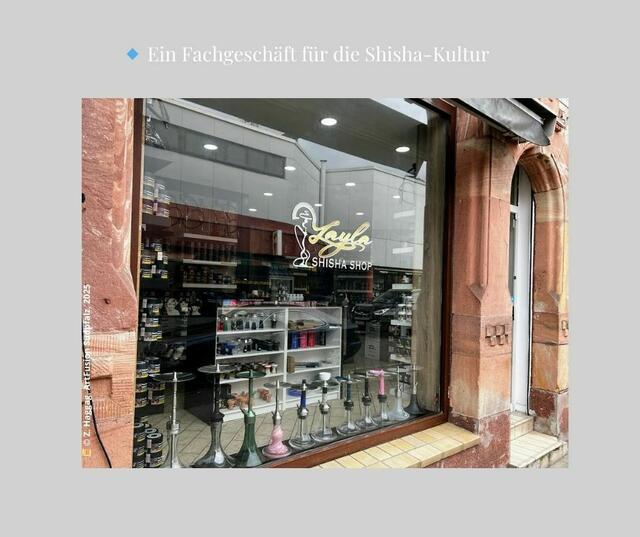Dieses Geschäft ist ausschließlich auf Shisha und Shisha-Tabak spezialisiert und bietet eine beeindruckende Auswahl an Wasserpfeifen, Tabaksorten und Zubehör. Hier zeigt sich die Vielfalt der Shishawelt.  | Foto: 📸 Foto: Z. Haggag