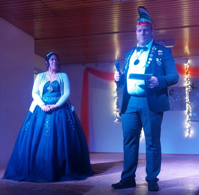 Prinzessin Nina I. und Sitzungspräsident Christian Kietz | Foto: KVR / S.W.