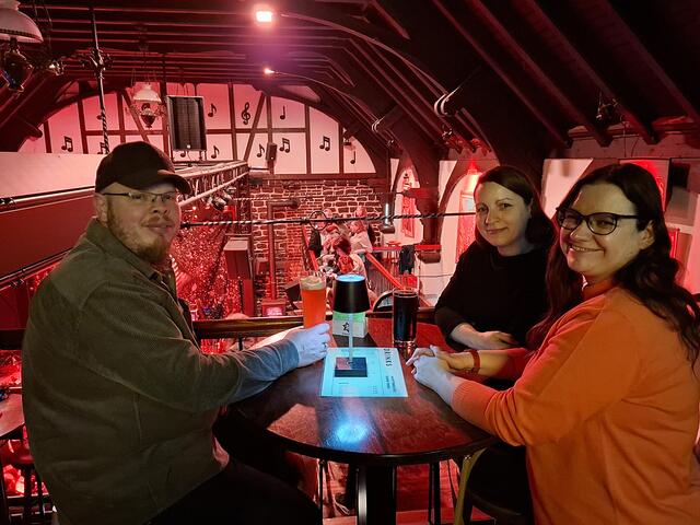 Meine Fahrgemeinschaft aus Böhl-Iggelheim: Kai, Ilona und Silke | Foto: Brigitte Melder