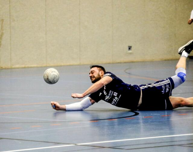 Marcel Stoklasa -er kann auch abwehren | Foto: Wolfgang Neuberth