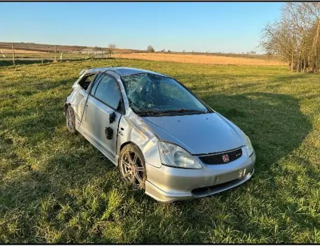 das Unfallfahrzeug | Foto: Polizei Bad Bergzabern