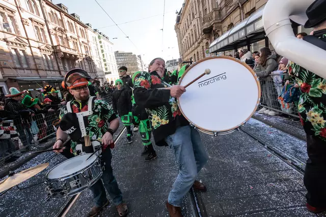 Lebensfreude pur - Straßenfastnacht in Karlsruhe - 2025 | Foto: Paul Needham