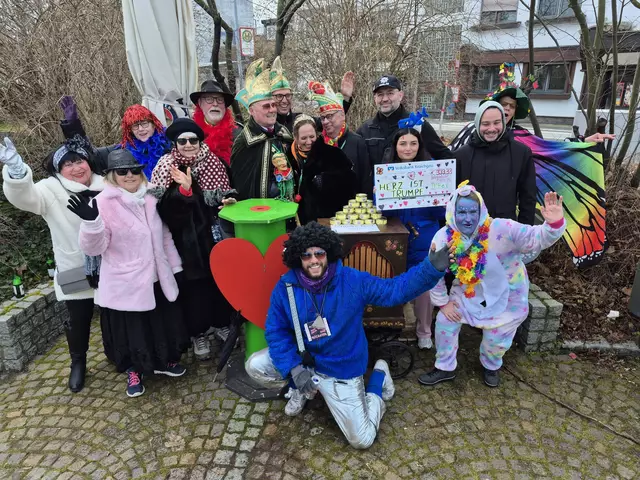 Spendenübergabe für Herz ist Trumpf | Foto: Schmidhuber