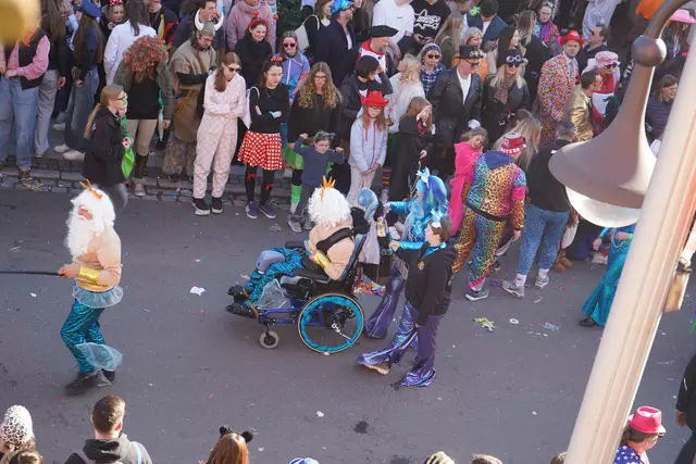 Selbst im Rollstuhl galt das Motto "Mittendrin statt nur dabei" | Foto: Katharina Wirth