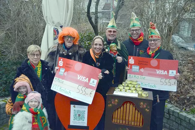 Spendenübergabe für Herz ist Trumpf | Foto: Pröll