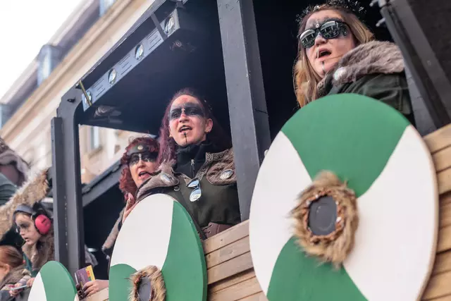 Lebensfreude pur - Straßenfastnacht in Karlsruhe - 2025 | Foto: Paul Needham