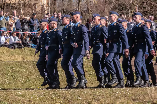 Öffentliches Bundeswehr-Gelöbnis in Germersheim März 2025 | Foto: Paul Needham