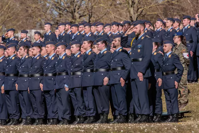 Öffentliches Bundeswehr-Gelöbnis in Germersheim März 2025 | Foto: Paul Needham