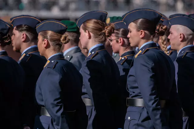 Öffentliches Bundeswehr-Gelöbnis in Germersheim März 2025 | Foto: Paul Needham