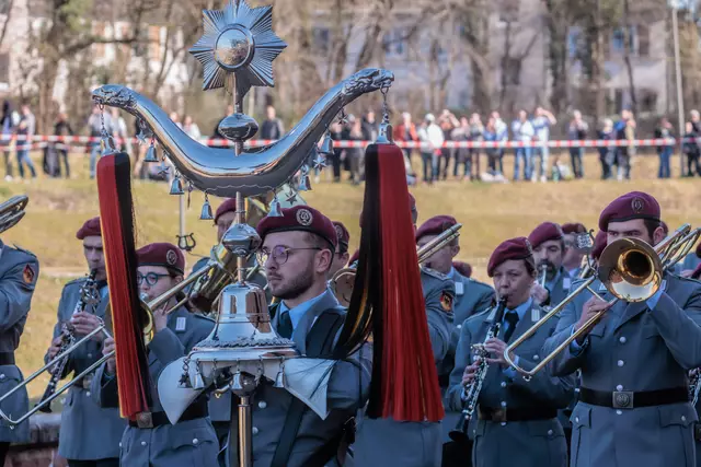 Öffentliches Bundeswehr-Gelöbnis in Germersheim März 2025 | Foto: Paul Needham