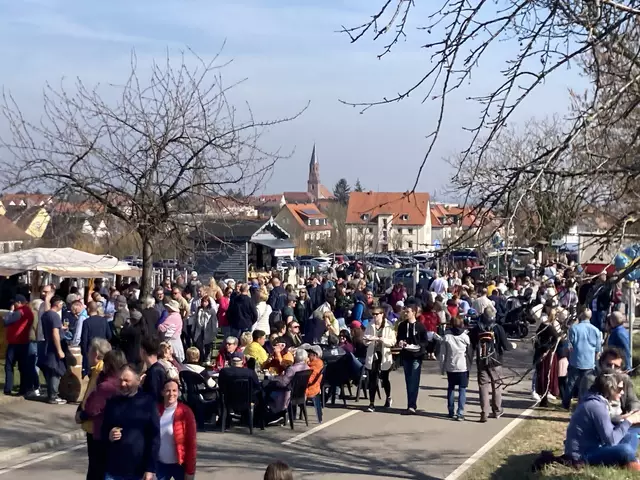 Die Mandelmeile in Edenkoben findet 2025 am Wochenende, 8. und 9. März, sowie am 15. und 16. März statt. | Foto: Anouar Touir
