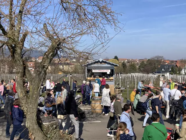 Die Mandelmeile in Edenkoben findet 2025 am Wochenende, 8. und 9. März, sowie am 15. und 16. März statt. | Foto: Anouar Touir