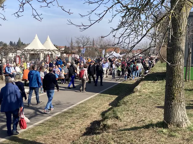 Die Mandelmeile in Edenkoben findet 2025 am Wochenende, 8. und 9. März, sowie am 15. und 16. März statt. | Foto: Anouar Touir