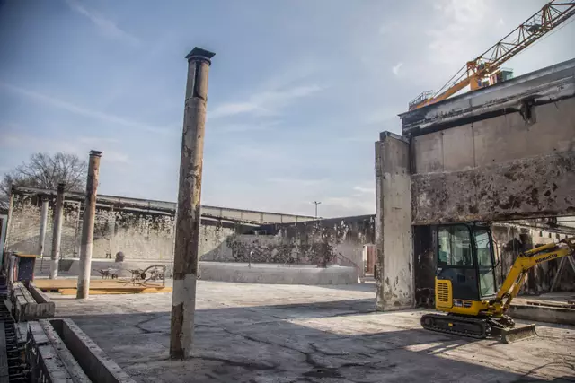 Miramar Weinheim: Die Therme wurde auf den Rohbau zurückgebaut | Foto: Roland Kohls