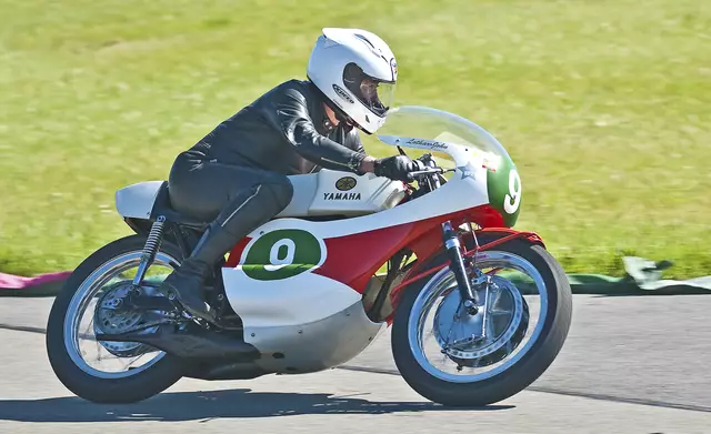 Lothar John aus Schriesheim auf der Yamaha 250 ccm | Foto: Archiv Manfred John