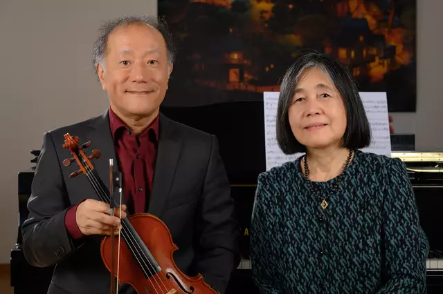 Hiroaki Furukawa und Izumi Shishino-Esau freuen sich, ihr Programm in Bad Schönborn präsentieren zu können. | Foto: Foto: Thomas Christ