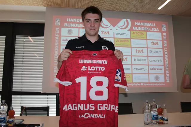 Magnus Grupe wurde im Sommer 2024 mit Zweitspielrecht von den Rhein-Neckar Löwen ausgeliehen | Foto: Michael Sonnick